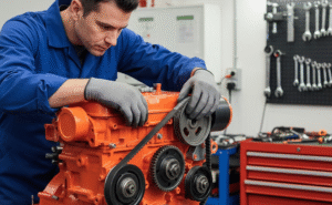 Kubota timing belt replacement
