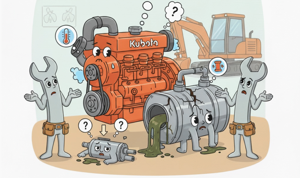 Kubota hydraulic pump failure
