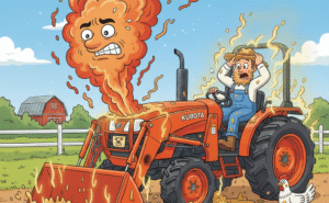 Kubota hydraulic system overheating causes