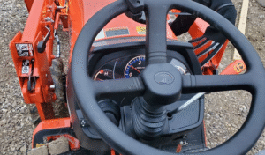 Kubota steering wheel hard to turn