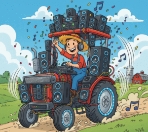 install a stereo in tractor
