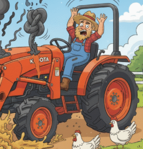 tractor backfires