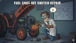 Kubota fuel shutoff solenoid problems