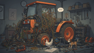 Kubota wiring harness problems