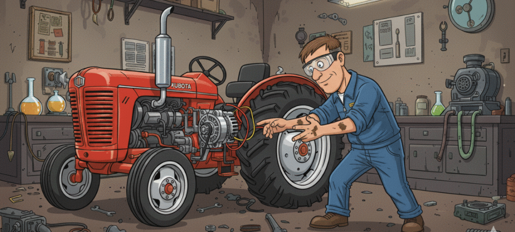 kubota alternator problems