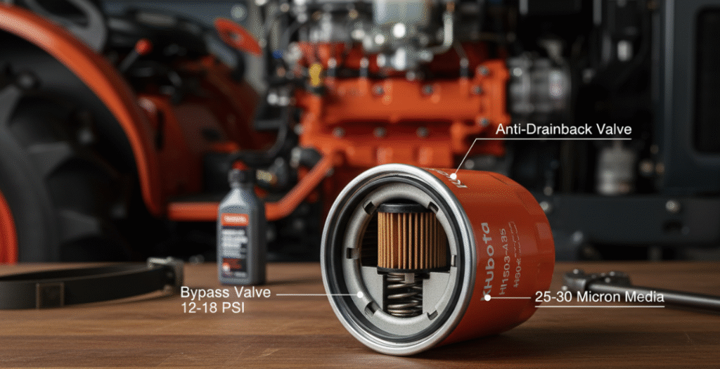 Kubota engine oil filter