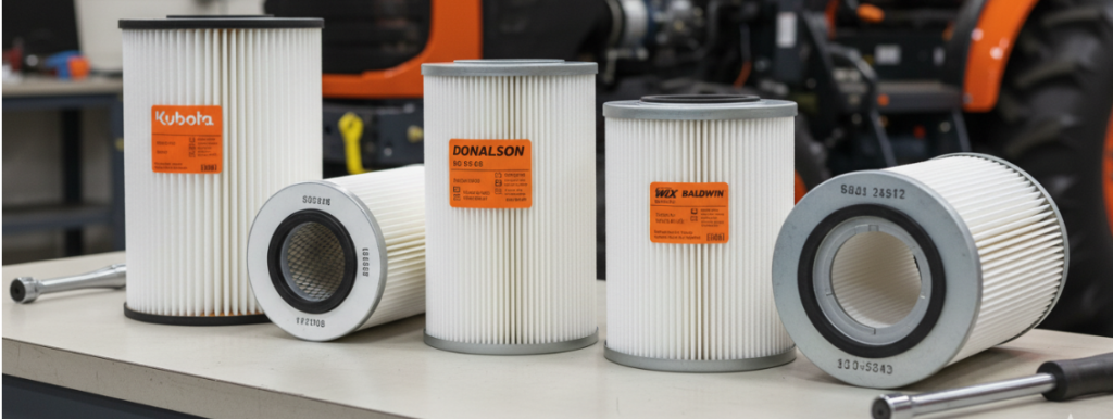 kubota air filter cross reference